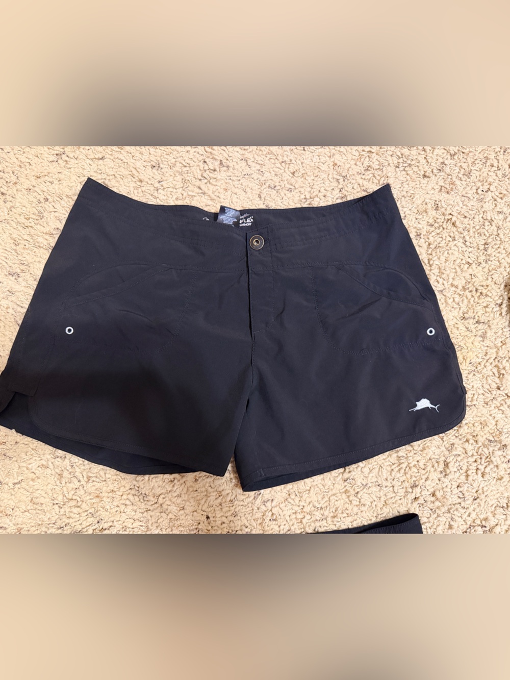 Pelagic Women's Athletic Shorts - Charcoal Black